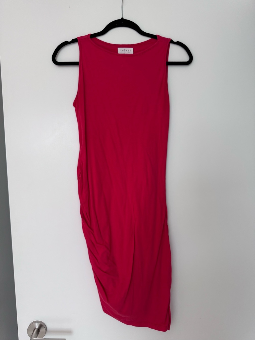 Velvet by Graham & Spencer Sleeveless Mini Red Dress